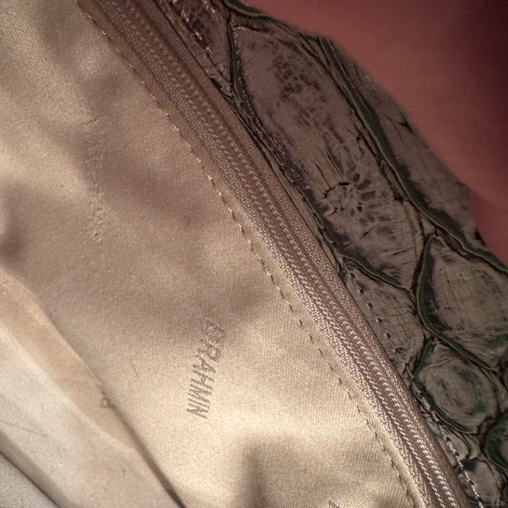 Brahmin Iridescent Python-Embossed Handbag - Picture 10 of 11